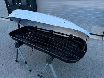 Piston Veloq 7.0 white metallic hoogglans dakkoffers skiboxe beschikbaar voor biedingen