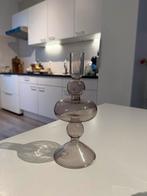 Leuke kaarshouder glas grijs h&m home zara ikea, Ophalen, Zo goed als nieuw