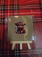 Schattig Koe Schilderij op Ezel, Minder dan 50 cm, Ophalen of Verzenden, Zo goed als nieuw, Minder dan 50 cm