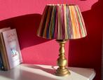 Trendy tafellamp bekleed met raffia, Huis en Inrichting, Lampen | Tafellampen, Minder dan 50 cm, Overige materialen, Ophalen of Verzenden