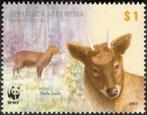 ARGENTINIË 6 - Dieren: zoogdieren (pudu), Postzegels en Munten, Ophalen of Verzenden, Dier of Natuur, Postfris