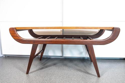 vintage salontafel Louis van Teeffelen, Huis en Inrichting, Tafels | Salontafels, Minder dan 50 cm, 50 tot 100 cm, 100 tot 150 cm