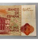 Spanje spaans bank biljet geld 2000 Pesetas 1980 goede staat, Postzegels en Munten, Bankbiljetten | Europa | Niet-Eurobiljetten
