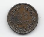 Nederland ½ cent 1900 KM# 109, Postzegels en Munten, Ophalen of Verzenden, Koningin Wilhelmina, Losse munt