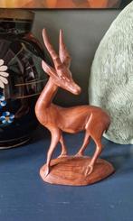 Vintage houten Antilope Gazelle, Ophalen of Verzenden
