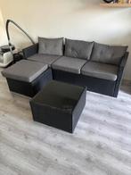 Loungeset + tafel, Tuin en Terras, Ophalen of Verzenden, Zo goed als nieuw