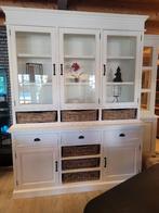 *ACTIE* Mooie Landelijke Witte Buffetkast/ Winkelkast (2524D, Gebruikt, Landelijke buffetkast winkelkast kleur wit gratis bezorging
