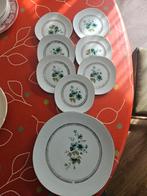 Vintage Servies - 8 Borden met Bloemmotief, Ophalen
