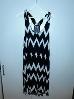 H&M Zwart/Witte Jurk Met Knoop Maat XL, H&M, Zwart, Maat 46/48 (XL) of groter, Ophalen of Verzenden