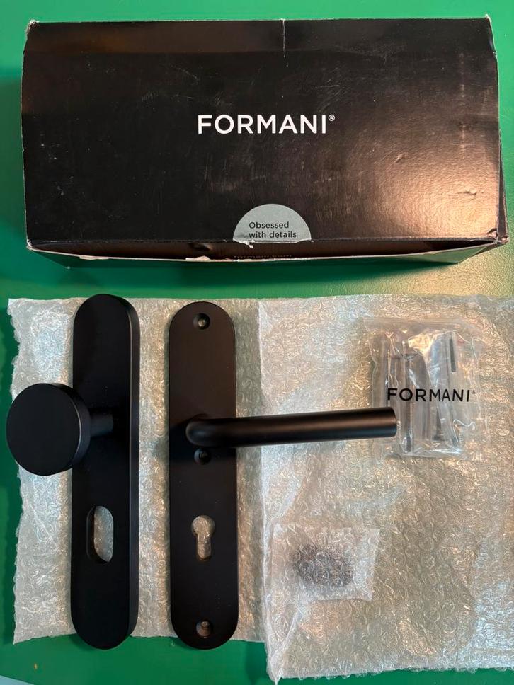 Deurbeslag LB60 Formani PC72 veiligheidsschild deurknop, Doe-het-zelf en Verbouw, Hang- en Sluitwerk, Nieuw, Klink of Kruk, Ophalen of Verzenden