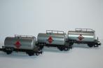 3 x Marklin ketelwagon 44421, Wisselstroom, Wagon, Ophalen of Verzenden, Zo goed als nieuw