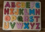Houten ABC Puzzel, Ophalen of Verzenden, Zo goed als nieuw, Puzzelen