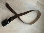 Bruine leren riem, Kleding | Dames, Echt leder, Tailleriem, Ophalen of Verzenden, Zo goed als nieuw