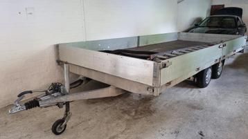 Hapert AL2000 plateau aanhangwagen tandemasser 510 x 220 beschikbaar voor biedingen