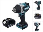 Makita Slagmoersleutel met 2x 6.0 Accu en acculader, Doe-het-zelf en Verbouw, Gereedschap | Boormachines, 600 watt of meer, Variabele snelheid