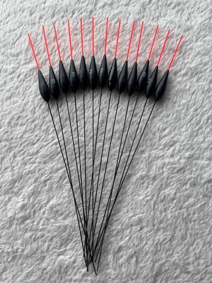 adv 313 / NIEUW set 13 dobbers 0,30gr, Watersport en Boten, Hengelsport | Witvissen, Nieuw, Dobber of Lood, Ophalen of Verzenden