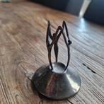 Verzilverde Corry Ammerlaan Kandelaar, Ophalen of Verzenden, Minder dan 25 cm