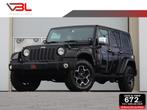 Jeep Wrangler Unlimited 3.6 284PK Sahara Cabrio, Automaat, Gebruikt, Zwart, Leder