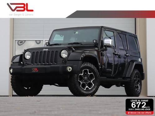 Jeep Wrangler Unlimited 3.6 284PK Sahara Cabrio, Auto's, Jeep, Bedrijf, Te koop, Wrangler, 4x4, ABS, Achteruitrijcamera, Airbags