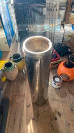 Dubbel geisoleerde pijp rookafvoer 200/250 1M, Doe-het-zelf en Verbouw, Buizen en Afvoer, Ophalen, Afvoer, Gebruikt, Rvs