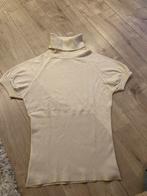 Mooie top met korte mouwen - Mango Basics, Kleding | Dames, Maat 38/40 (M), Beige, Ophalen of Verzenden, Korte mouw