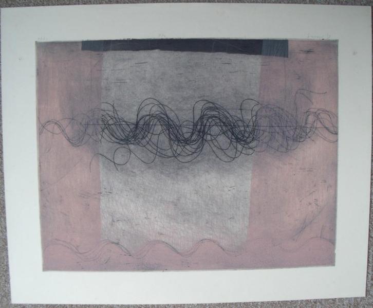 Geert Maring - (1943) - Geen Titel - ets nr. 2 van 6 - 1990, Antiek en Kunst, Kunst | Etsen en Gravures, Ophalen