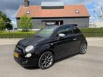 Fiat 500 C 0.9 TwinAir SPORT S CARBRIO AIRCO NAVIGATIE DEELS, Euro 5, 86 pk, Gebruikt, Zwart