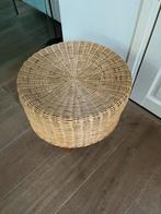 Vintage IKEA Rotan Poef, Overige materialen, Gebruikt, Rond, Minder dan 50 cm