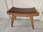 Vintage voetenbankje, Huis en Inrichting, Banken | Voetenbanken en Poefen, Ophalen, Minder dan 50 cm, Gebruikt, Minder dan 50 cm