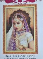 Borduurpakket Indiaase dame, Ophalen of Verzenden, Nieuw, Handborduren, Borduurpakket