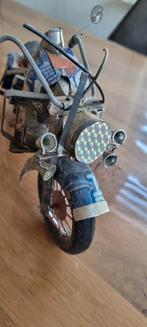 Vintage Motorfiets Model - Handgemaakt, Overige merken, Gebruikt, Ophalen of Verzenden, Groter dan 1:32