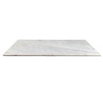 Rechthoekig marmeren tafelblad 100 x 60 cm - wit marmer, Tuin en Terras, Nieuw, Overige materialen, Ophalen of Verzenden