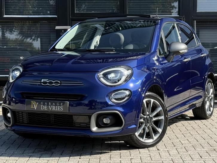 Fiat 500 X 1.5 Hybrid Cabrio Sport Aut ACC Lane Full Option, Auto's, Fiat, Bedrijf, Te koop, 500X, ABS, Achteruitrijcamera, Adaptive Cruise Control