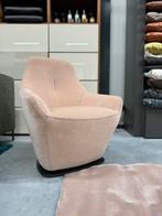Showmodel Leolux Cantate Fauteuil Lucir Amethyst stof, Leolux, Nieuw, 75 tot 100 cm, Ophalen of Verzenden