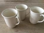 Wedgwood Edme 3 hoge bekers. 11 cm. Wedgwood Edme mokken, Ophalen of Verzenden, Zo goed als nieuw, Wedgwood, Kop(pen) en/of Schotel(s)