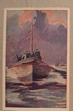 Ansichtkaart Hr Ms Motor Torpedoboot, Verzamelen, Scheepvaart, Ophalen of Verzenden, Motorboot, Kaart, Foto of Prent