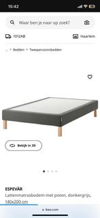 Espevär bed hoes grijs, Nieuw, Ophalen of Verzenden, 140 cm, Bedbodem