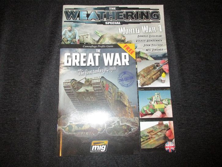 D-147,BOEKJE,MIG AMMO,WEATHERING SPECIAL,WORLD WAR ,1, Hobby en Vrije tijd, Modelbouw | Overige, Zo goed als nieuw, 1:32 tot 1:50