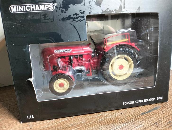 Te koop Mini Champs Porsche Super Hofherr-Schrantz 1958 ., Hobby en Vrije tijd, Modelauto's | 1:18, Zo goed als nieuw, Overige typen
