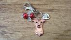 Sleutelhanger Windhond Greyhound met beschermengeltje, Verzenden, Nieuw