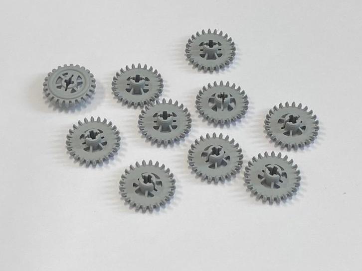 Partij 10x nieuwe speciale lichtgrijze Lego Technic tandwiel, Kinderen en Baby's, Speelgoed | Duplo en Lego, Nieuw, Lego, Losse stenen