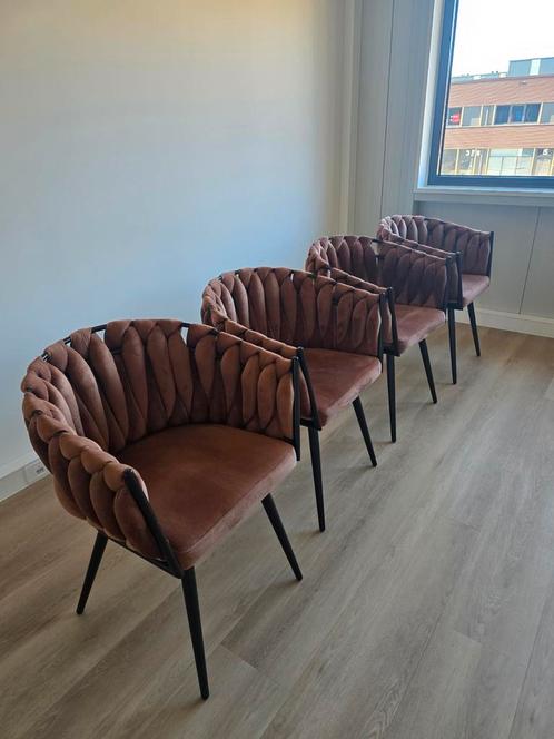 Wave chair - koper (4 stuks), Huis en Inrichting, Stoelen, Zo goed als nieuw, Ophalen