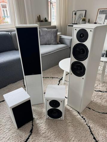 Eltax monitor + vloerspeakers beschikbaar voor biedingen