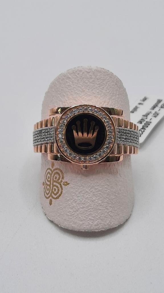 gouden Rolex ring 14kt, Sieraden, Tassen en Uiterlijk, Ringen, Nieuw, Heer, Goud, Goud, Ophalen of Verzenden