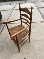 Antieke stoel met rieten zitting, Antiek en Kunst, Ophalen