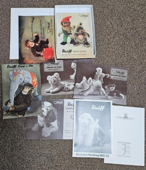 Steiff 1949-1953 Reproductie catalogus replica SET, Verzamelen, Overige Verzamelen, Nieuw, Ophalen of Verzenden