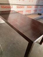 Mooie lange landelijke stijl houten eettafel 100x210 cm, Ophalen, Gebruikt, 200 cm of meer, 50 tot 100 cm