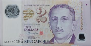 Singapore 2 dollars ND(2006-2024) UNC p.46f (#77) beschikbaar voor biedingen