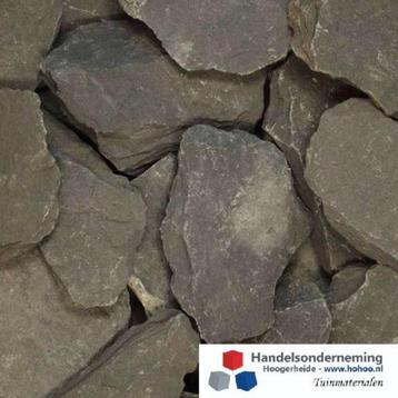 Canadian slate breuksteen zwart rotsen deco tuin vijver korf beschikbaar voor biedingen