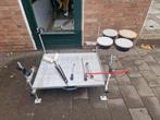 Visplateau met toebehoren., Watersport en Boten, Ophalen, Gebruikt, Overige typen